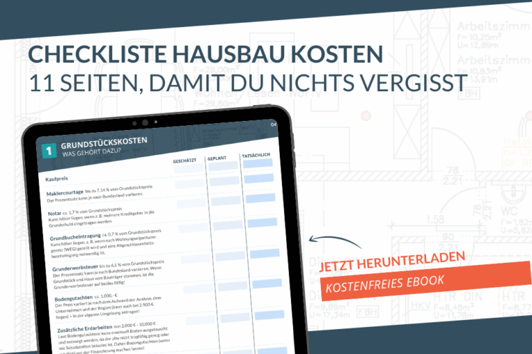 Hausbau Kosten Checkliste