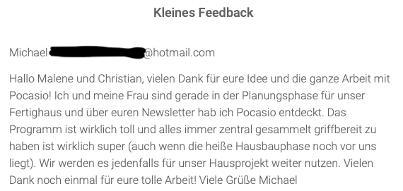Feedback Michael