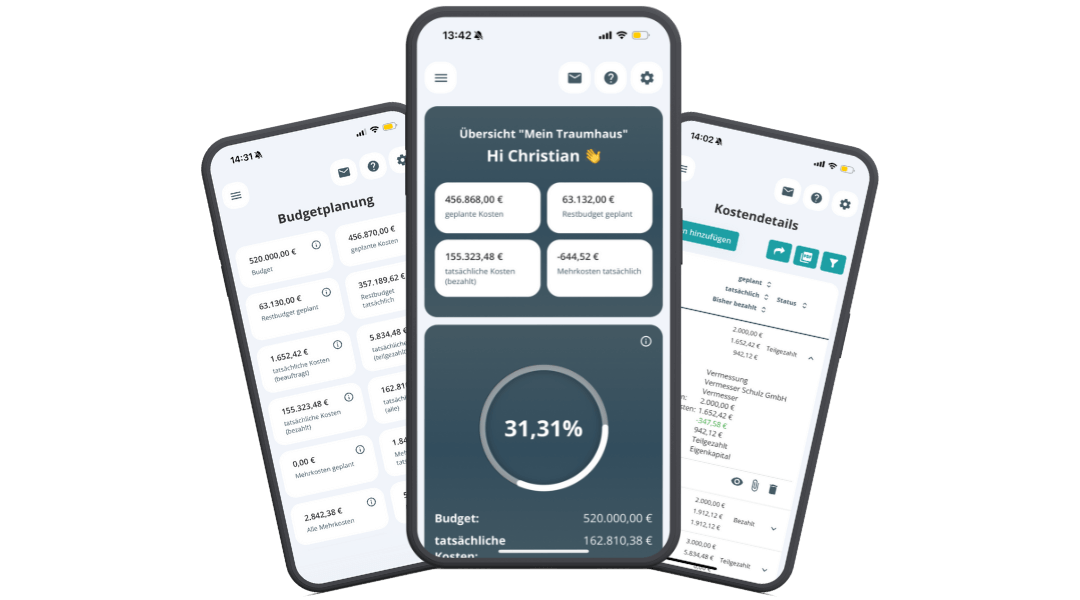 App Hausbau - Mit POCASIO auch auf dem Smartphone immer alles im Blick