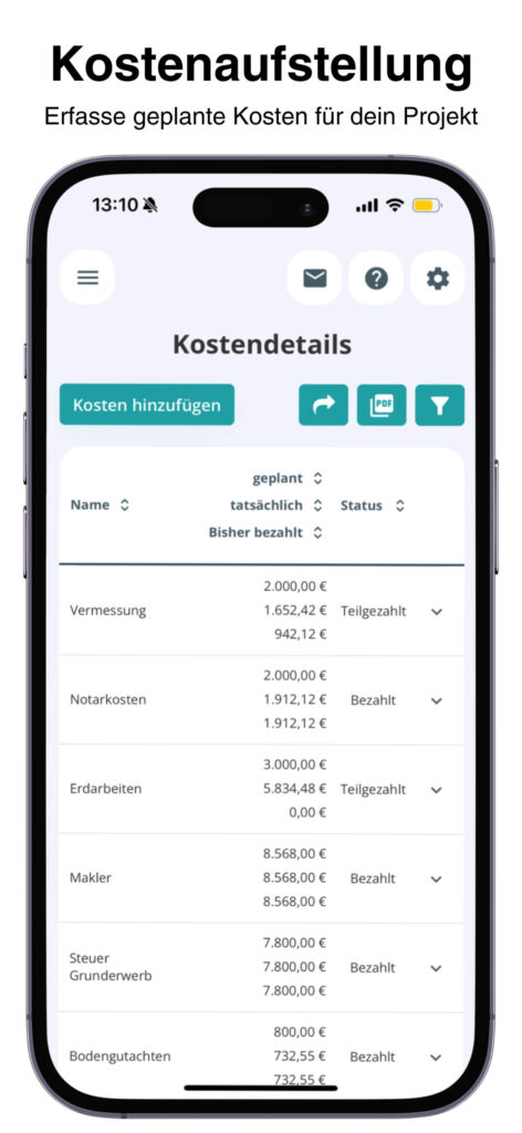 Haus bauen App